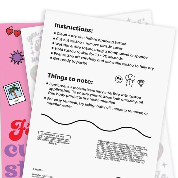 Xo fetti bride sunglasses & temporary tattoos 🕶️ 👰🏻♀️👰 - Picture 10 of 10